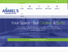 Tablet Screenshot of anabelscleaning.com